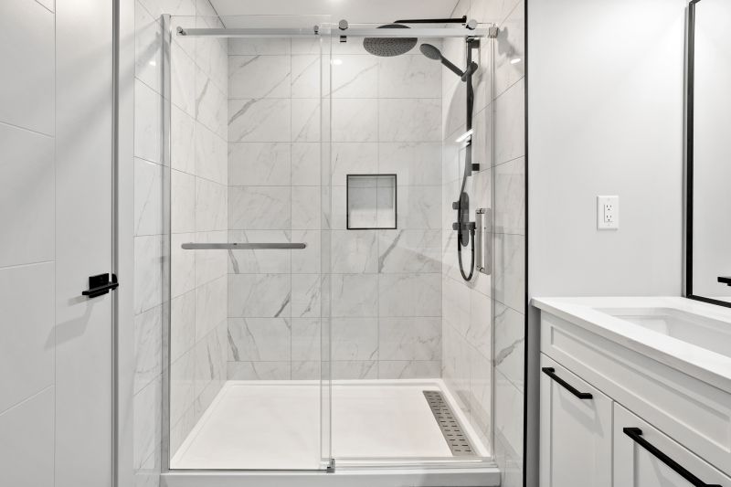 Elegant Shower with Custom Features